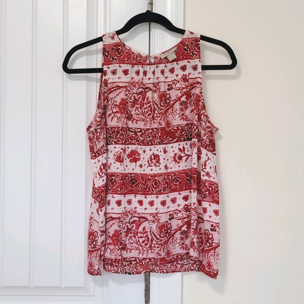 LOFT Floral Blouse Tank